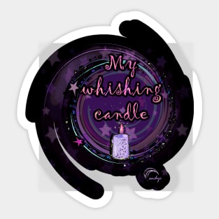 MY WHISHING CANDLE V/B Sticker